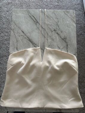 NWT VINCE Ivory Spaghetti Strap Halter Top size S
